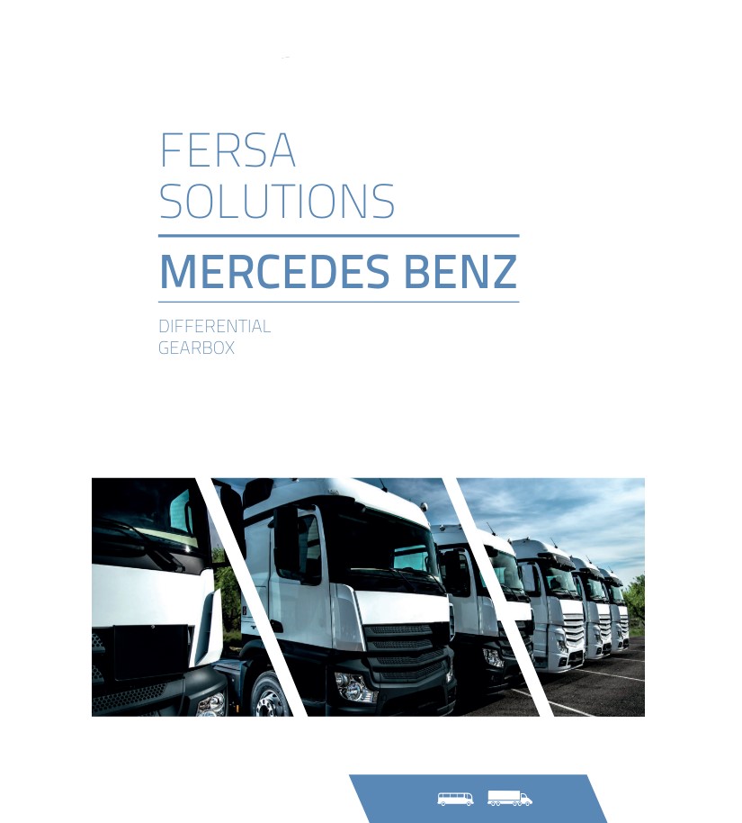 Soluciones para diferencial y caja de cambios Fersa para Mercedes Benz