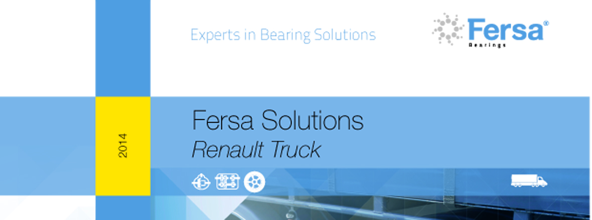 Fersa Bearings completes the solutions for all European brands on the market. With this new catalog, Fersa continues to improve specific and detailed information on applications that are most sought after by its customers.