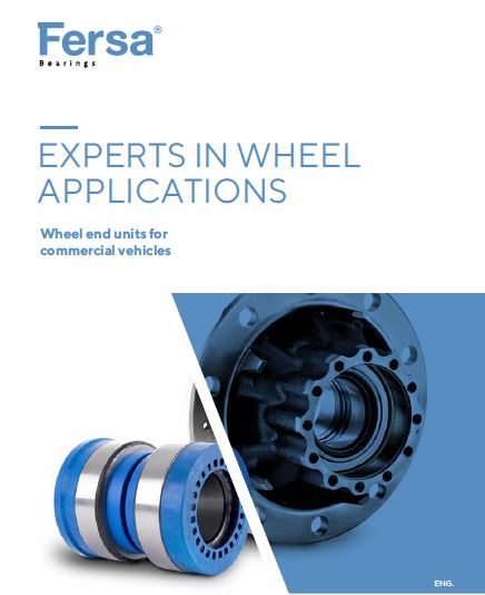 Wheel end hub for commercial vehicles